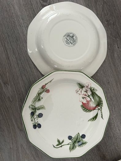 Pair of Churchill Victorian Orchard Dinner Plates