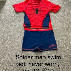 Spider Man swim set, age 13