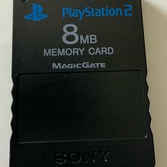 Original Sony PlayStation 2 PS2 8MB Memory Card MagicGate | Black | SCPH-10020