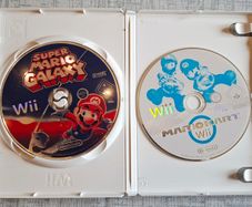 Wii Mario Kart Wii + Super Mario Galaxy Wii