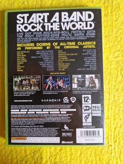 Rockband xbox 360 games Original