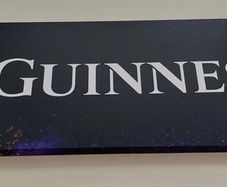 Large Guinness Sign for Home Bar Man Cave Shed