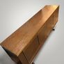 Mid-Century Modern Danish Stained Oak Architectural Sideboard Attributed to Skovby Image 7
