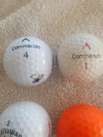 golf ball and tees