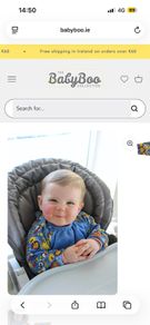 Babyboo yummy boo bibs x3