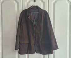 M & S Authgraph Suede Brown Jacket