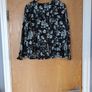Vera Moda Black  blouse/Top.  S. M - 12.    B.N.W.T. Image 6