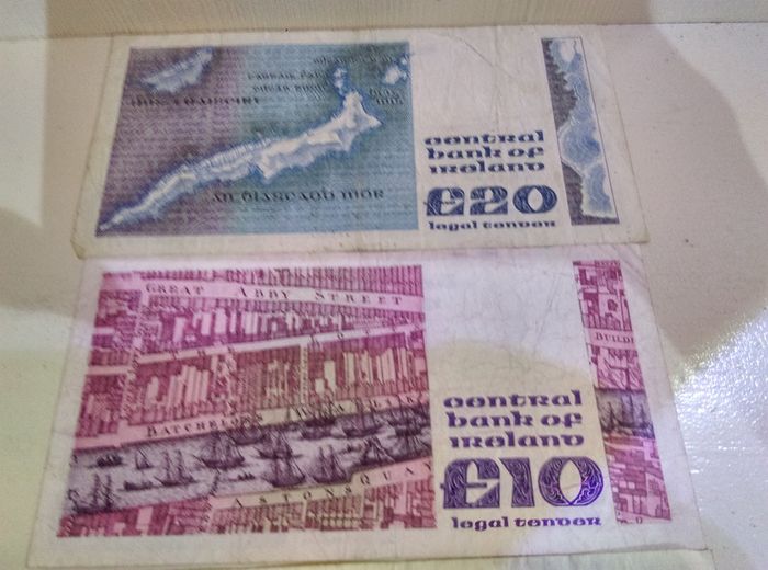 Ireland  B Series Banknote Set