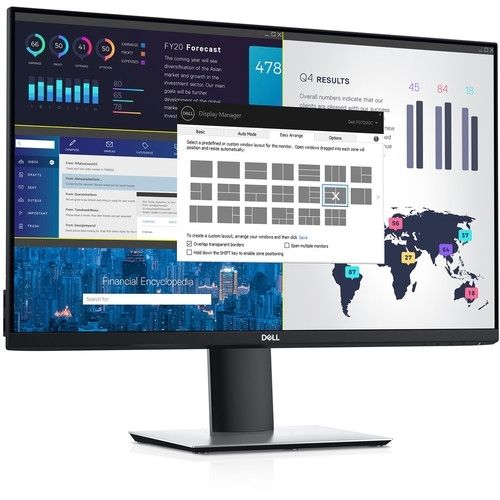Brand-new Dell P2720D 27 Inch QHD (2560x1440) Monitor, 60Hz, IPS, 5ms, Ultrathin Bezel, 99% sRGB, DisplayPort, HDMI, 5x USB