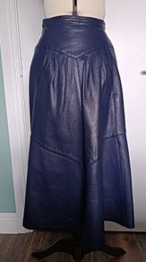 Vintage leather skirt