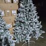 Christmas tree 6ft 7ft 8ft 180cm 210cm 240cm green and white Image 4