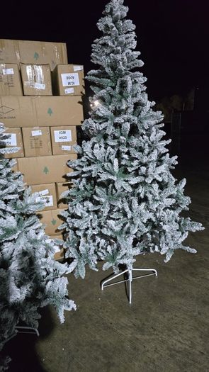 Christmas tree 6ft 7ft 8ft 180cm 210cm 240cm green and white