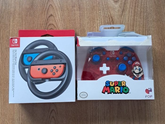 Mint Switch V2 Neon Bundle - Boxed - 11 Games + Wheel & Controller - Lucan / Liffey Valley