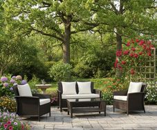 Newport 4 Seater Patio Garden Set + Table