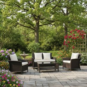 Newport 4 Seater Patio Garden Set + Table