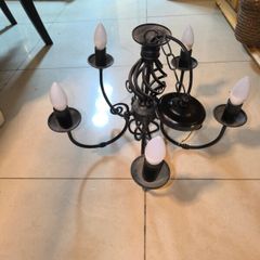Black chandelier