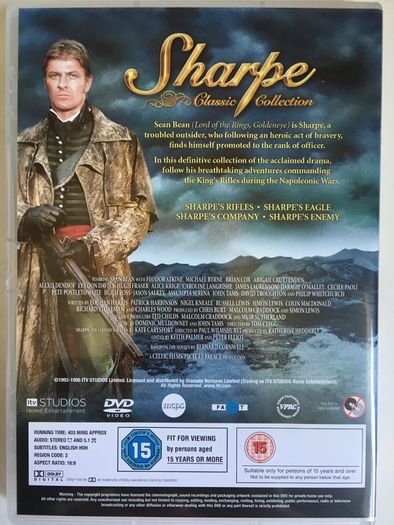Sharpe [Classic Collection Boxset 1993-1997] Sean Bean [DVD TV Boxsets]