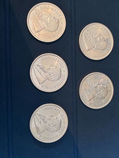 2021 silver 1oz Krugerrand x 5
