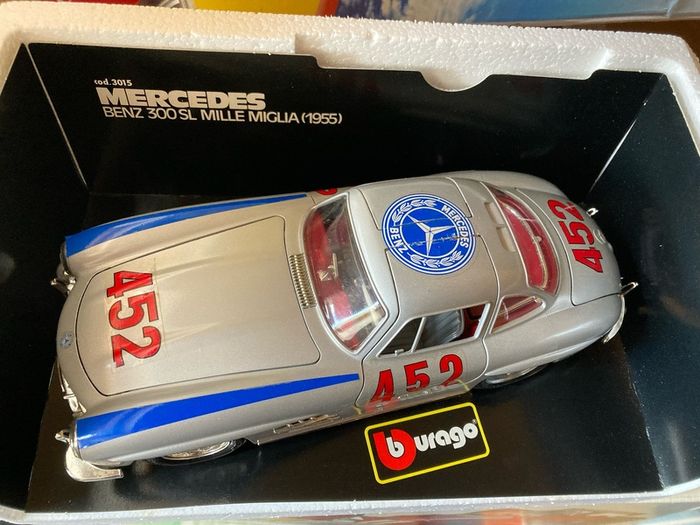 Mercedes 300 SL Mille Miglia 1/18 Burago New