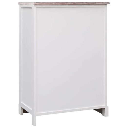 Sideboard with 10 Drawers Brown 113x30x79 cm Wood