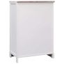 Sideboard with 10 Drawers Brown 113x30x79 cm Wood Image 9