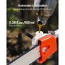 Gas Pole Saw, 33CC 2 Stroke Gas Powered Pole Saws with 20.3 cm Cutting Bar, Cordless Tree Trimmer with 850ml Fuel Tank, 2.08 to 3.58 m Extendable Image 5