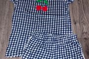 Gingham Shorts and Top Set