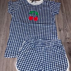 Gingham Shorts and Top Set