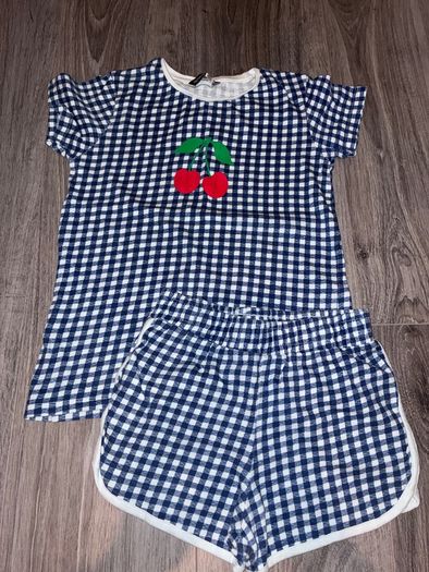 Gingham Shorts and Top Set