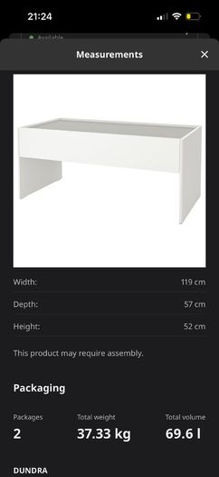 IKEA DUNDRA toy storage