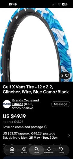 20" Vans CULT tyres