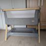 Tutti Bambini CoZee Bedside Crib Oak & Charcoal Image 9