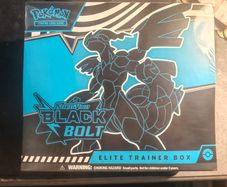 Pokemon Black Bolt etb elite trainer box sealed perfect condition