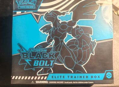 Pokemon Black Bolt etb elite trainer box sealed perfect condition