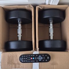 brand new 2x20kilo dumbbell weight set