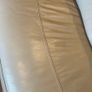 Cream leather sofa Image 2
