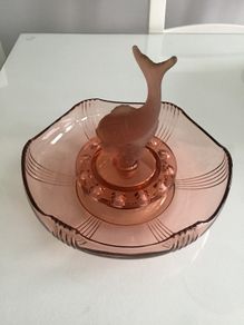Josef Inwald Uranian Glass bowl/ Centrepiece