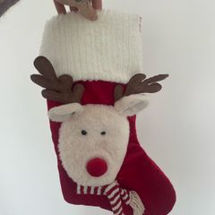 Reindeer Christmas stocking