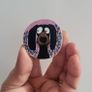 Hand painted wooden magnet Image 3