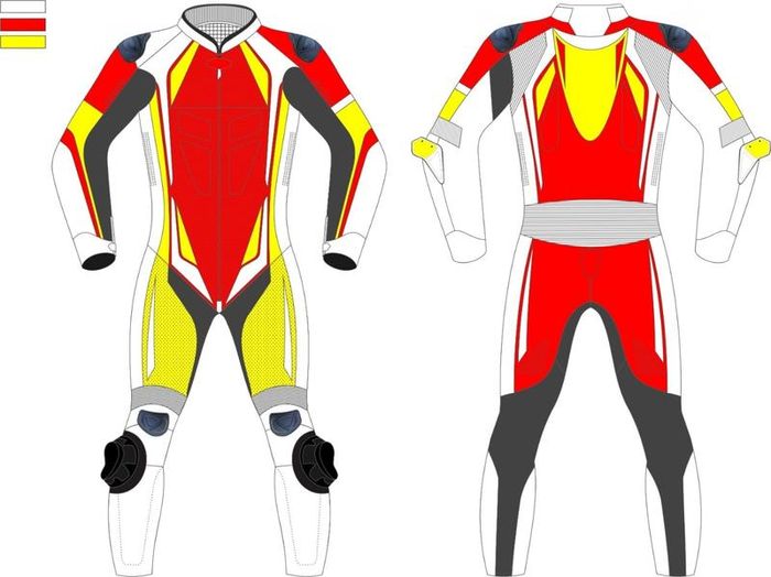 Motorcycle Custom Leather Racing Suits (1Piece/2Piece) - Free ArtWork - Certified Material