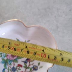 Aynsley Floral 'Pembroke' larger Heart Shaped Trinket Dish