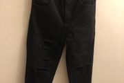 Black ripped mom jeans (age 11-12)
