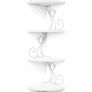 Corner Shelf Wall Mount of 4 Tier Corner Shelves Rustic Wood Floating Shelf Metal Corner Stand (MULTIPLE COLOURS) Image 4