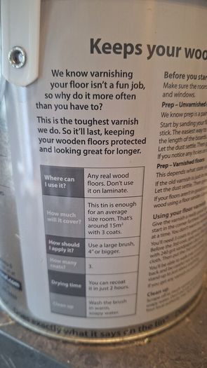 Ronseal Diamond Hard Floor Varnish