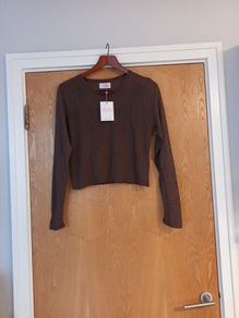 Savida  Isla Fine Knit Brown  Jumper.  S. XL -16.  B.N.W.T