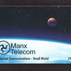 1997 Isle of Man UK2/ 21 units Universal Communications - Small World (Siemens - S30 (Module 34)) Phone Card