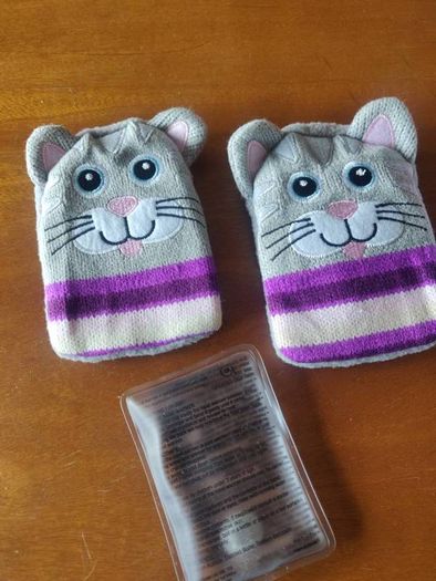Cat Heated Mittens