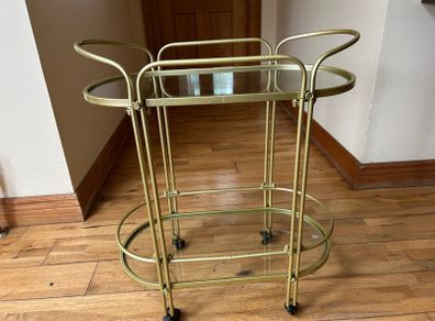 Gold Coloured Bar Cart