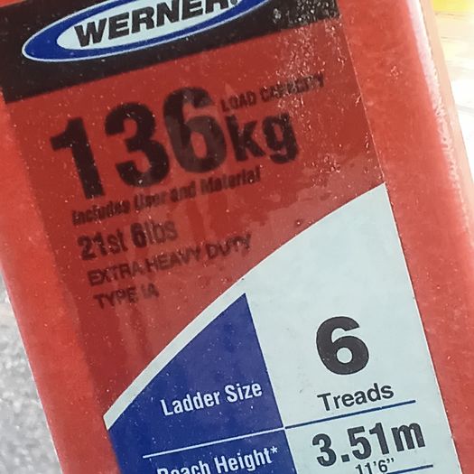 ladders werner podium 6 tread brand new