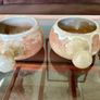 Rare Youghal Irish Studio Pottery Soup Bowls with Handles Japandi Image 5